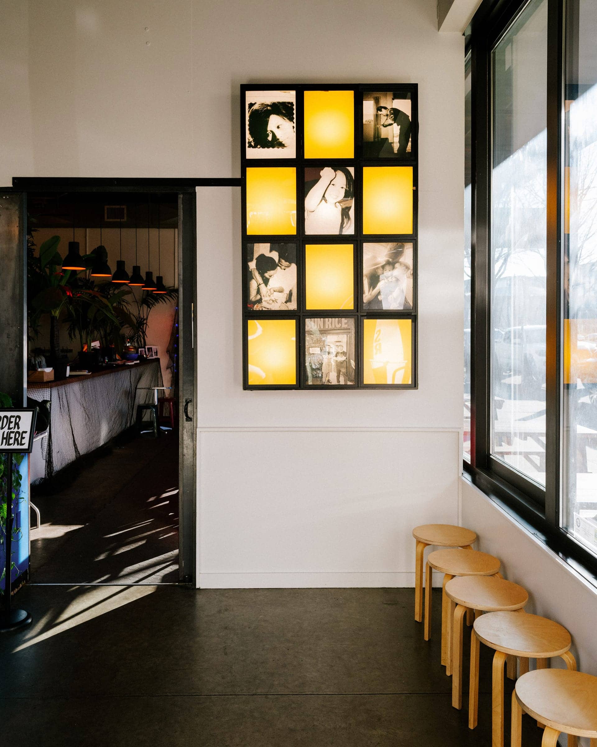The SUN RICE dining room