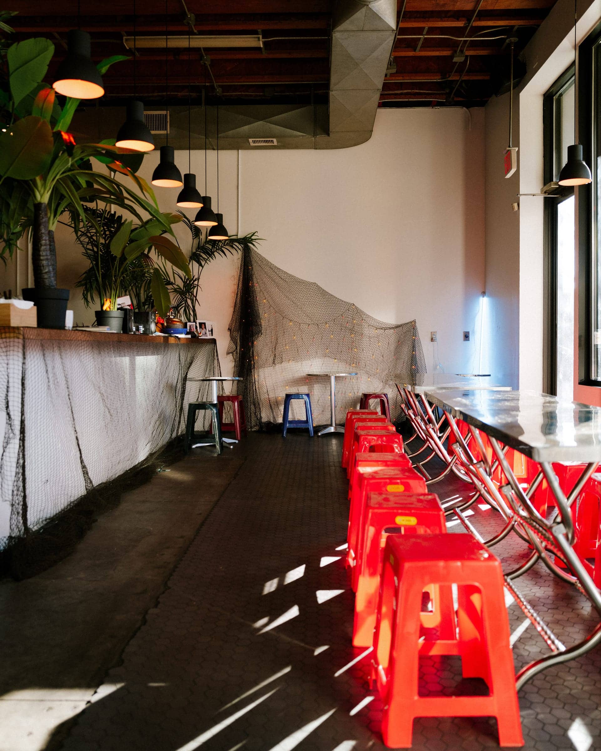 The SUN RICE dining room