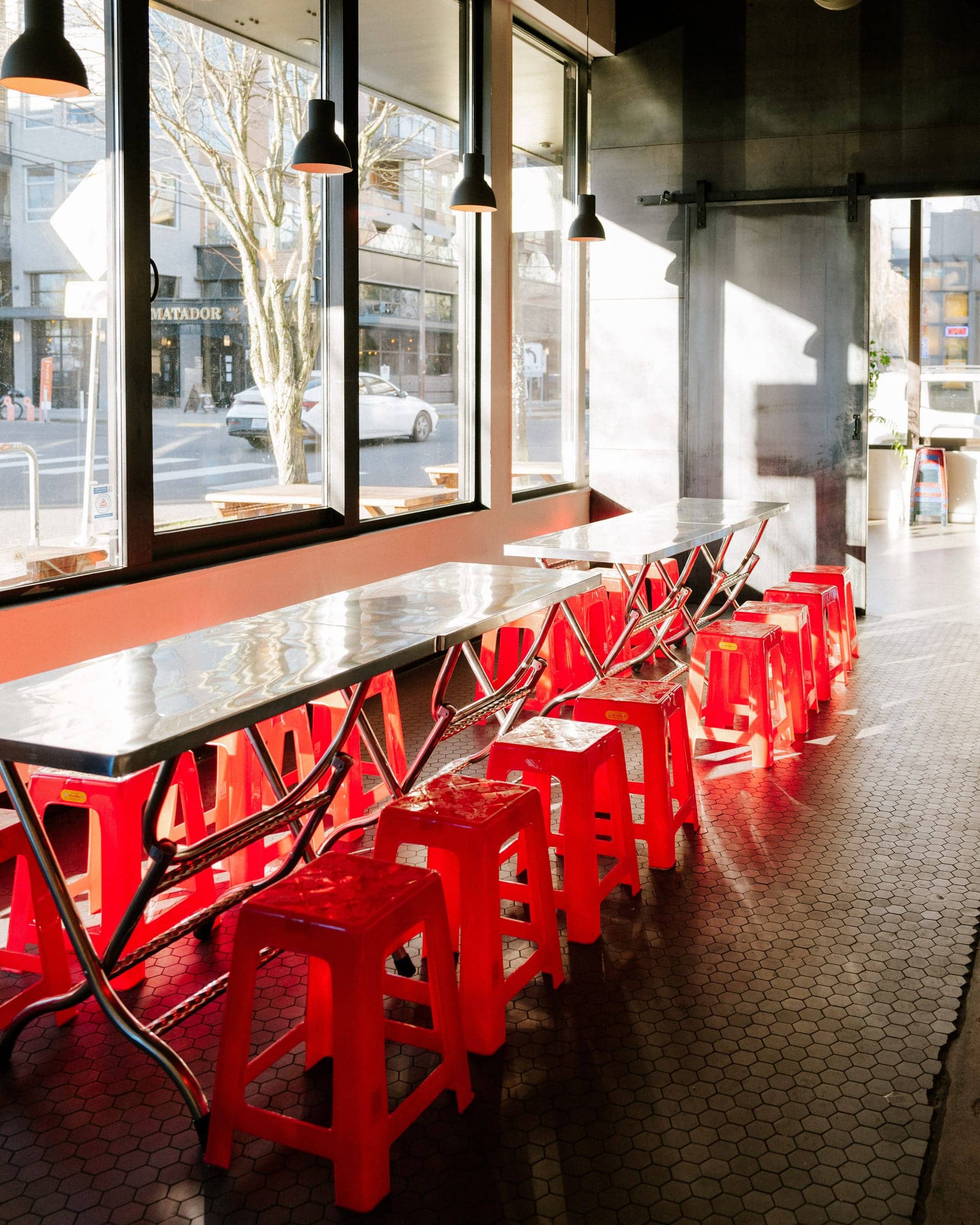 The SUN RICE dining room